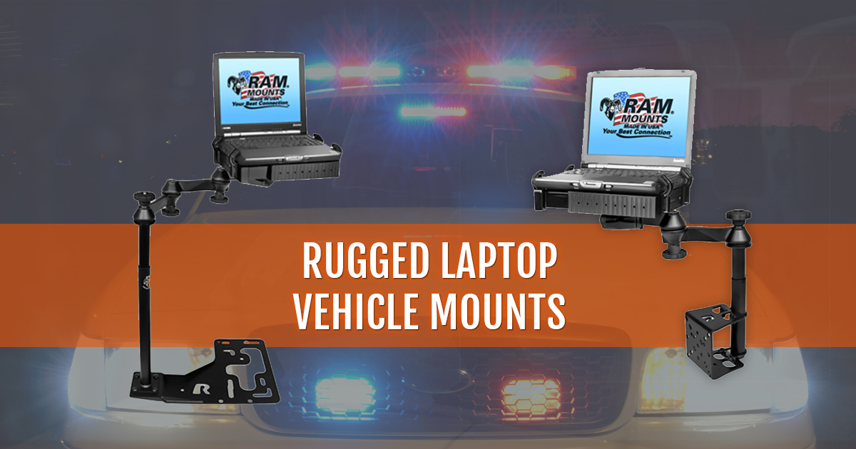Rugged laptops vehicle mounts