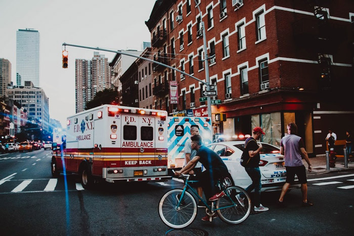 emergency vehicle in new york