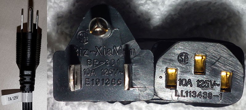 nema ratings on a plug