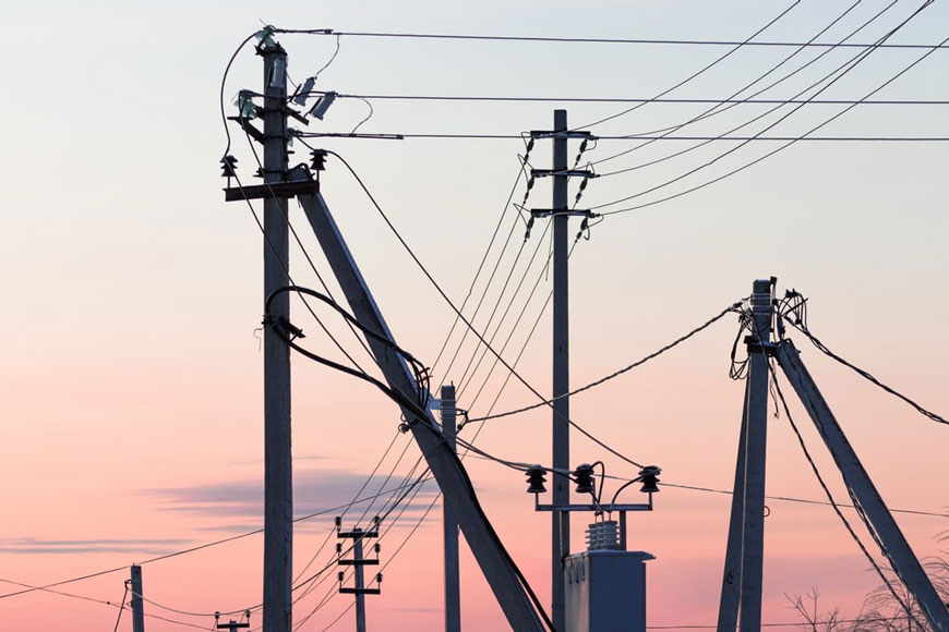 critical power lines and utilities