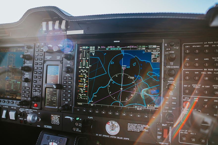 technology display in aviation